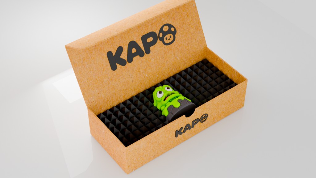 Gloop packed in a KAPO box